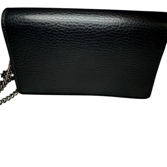 Gucci Dionysus mini bag in blk leather crystal closure crossbody shoulder clutch - Picture 2 of 15